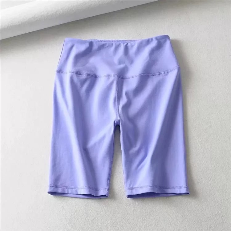 Purple Biker Shorts